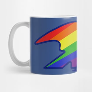 Rainbow Postal Bird (2) Mug